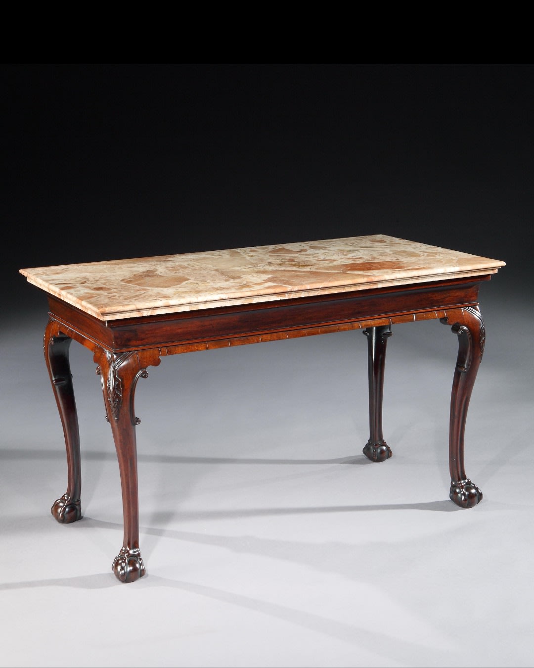 A GEORGE II MAHOGANY CENTRE TABLE, English, circa 1750