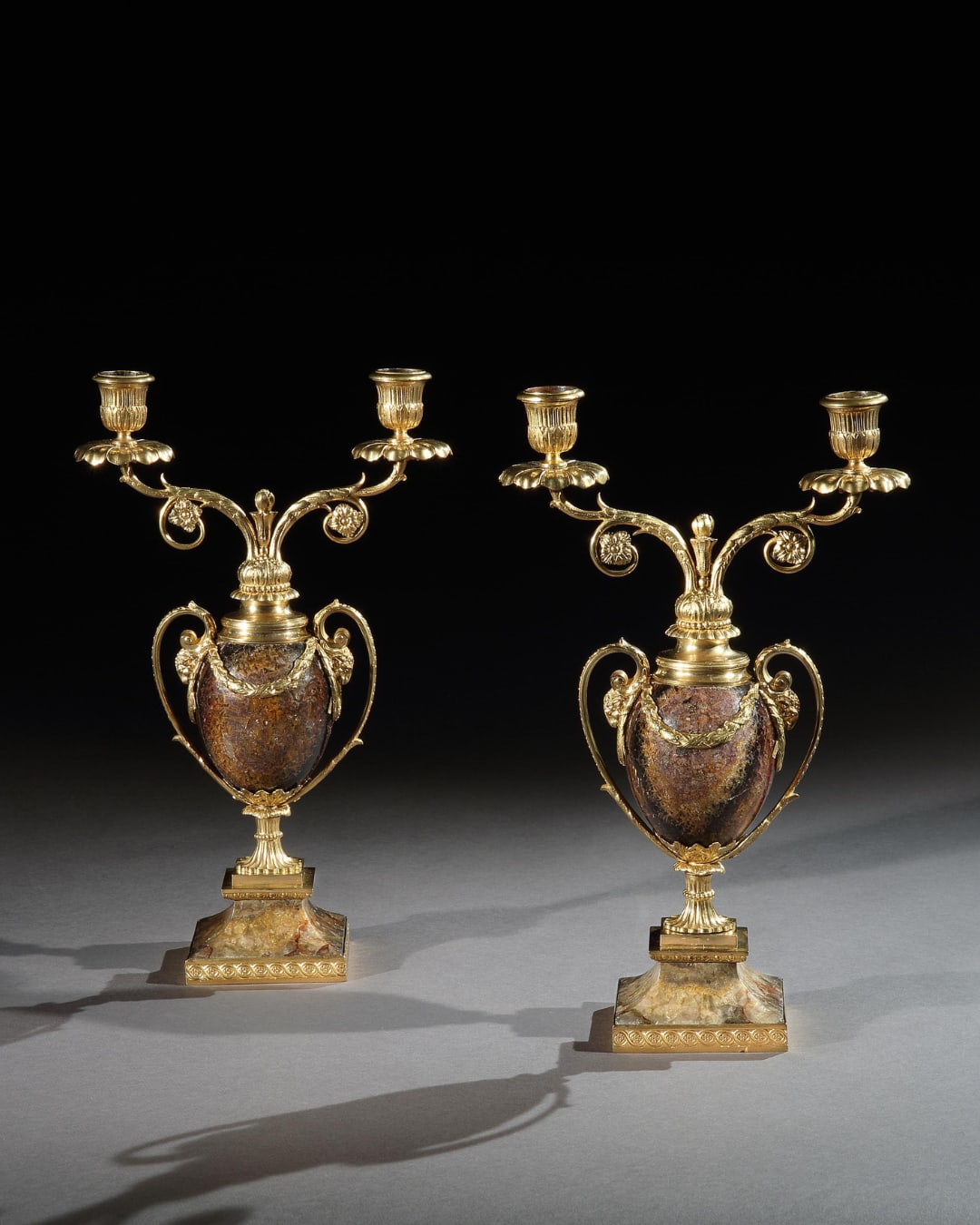 A PAIR OF GEORGE III VASES BY MATTHEW BOULTON, English, circa 1770