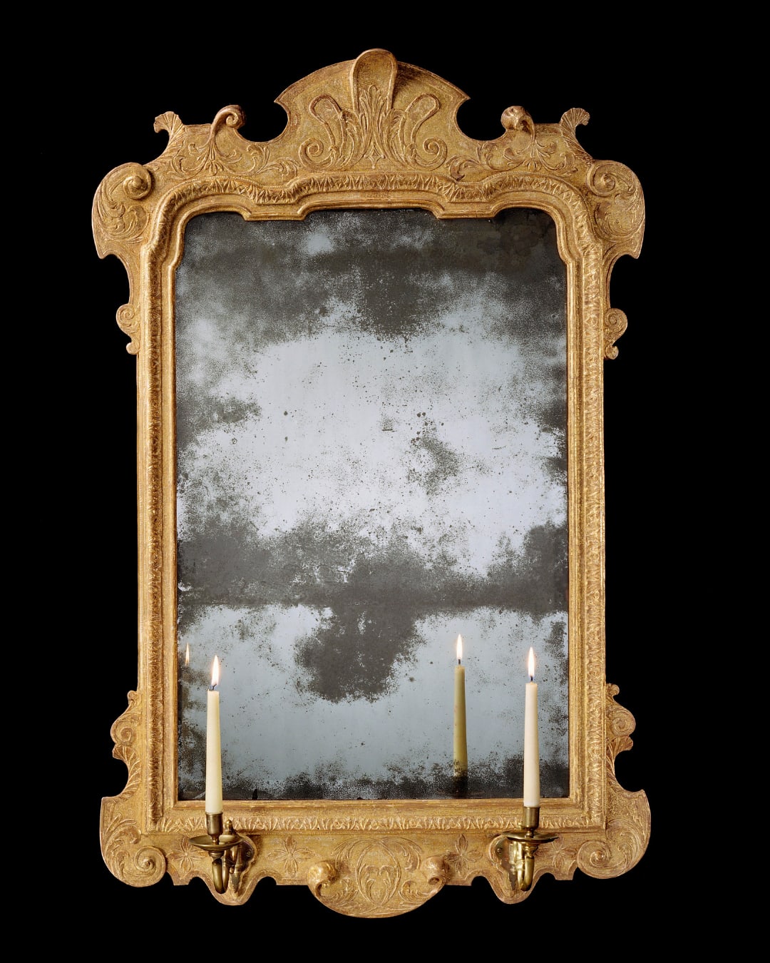A GEORGE I GESSO MIRROR, English, circa 1720