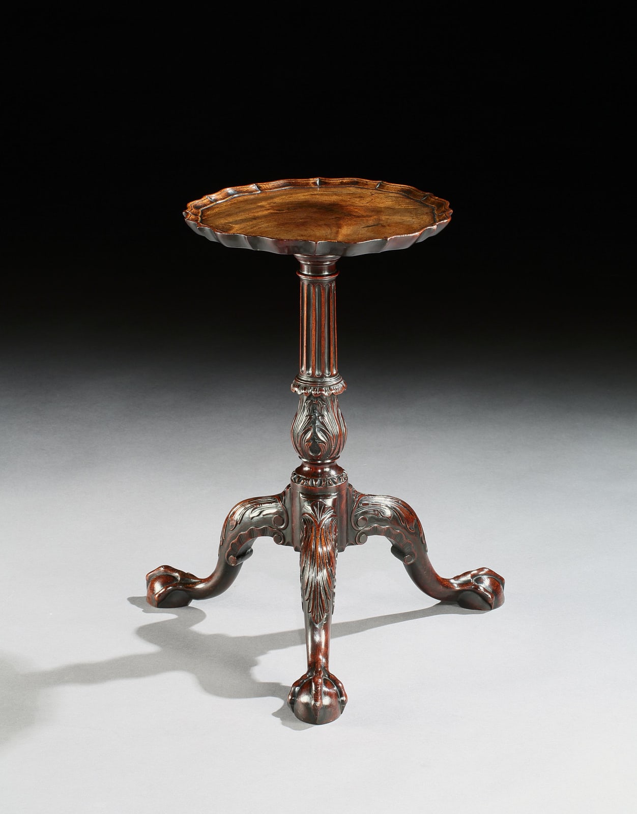 THE SYKES KETTLE STAND, English, circa 1750