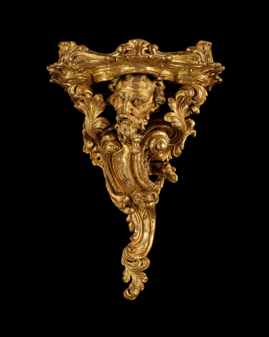 A GEORGE II GILTWOOD WALL BRACKET ATTRIBUTED TO MATTHIAS LOCK, Englsih, circa 1755