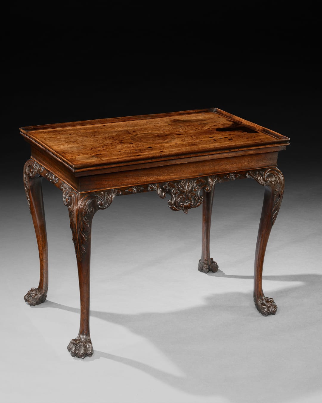 A GEORGE II MAHOGANY CENTRE TABLE, English, circa 1750