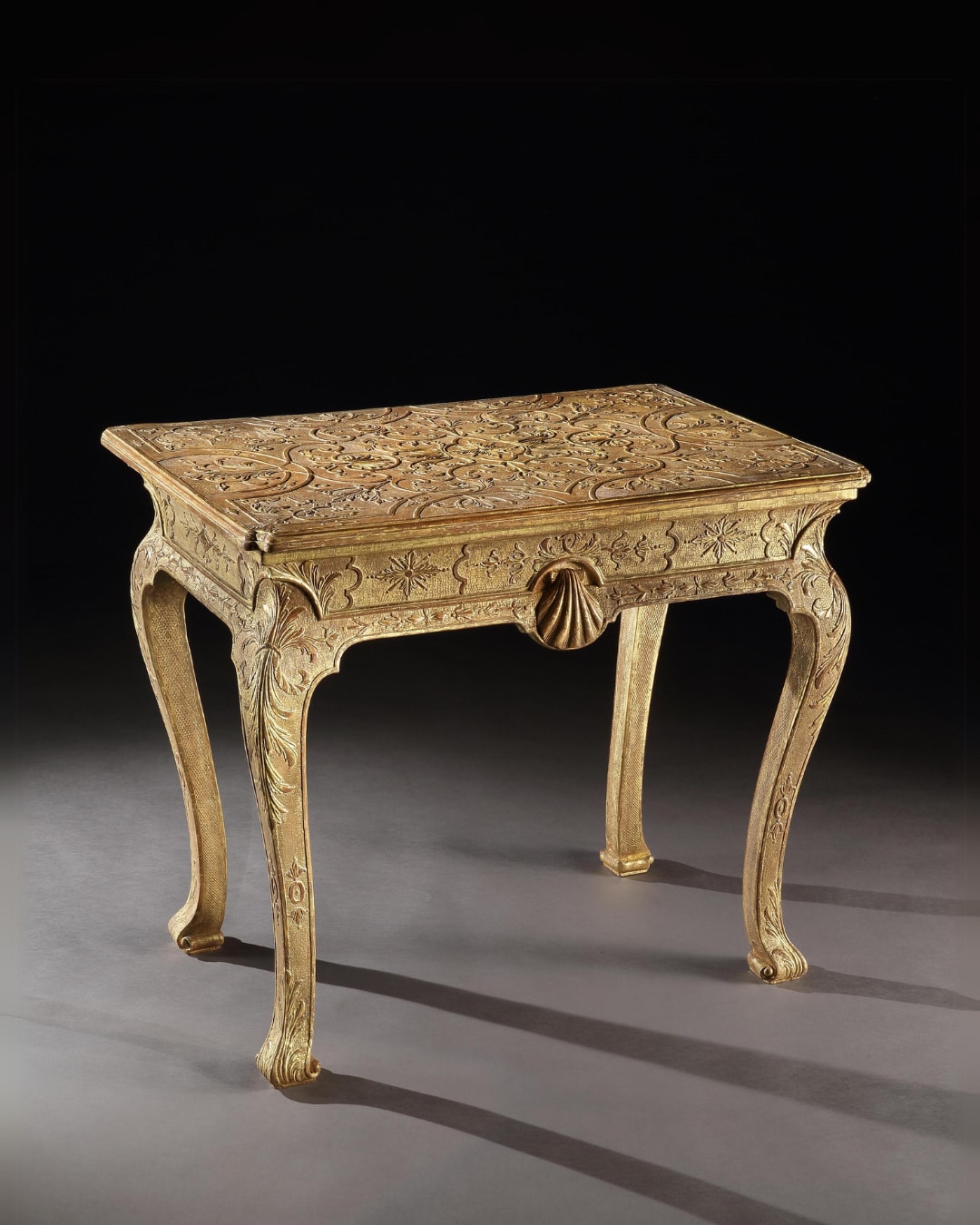 A GEORGE I GESSO TABLE, English, circa 1720