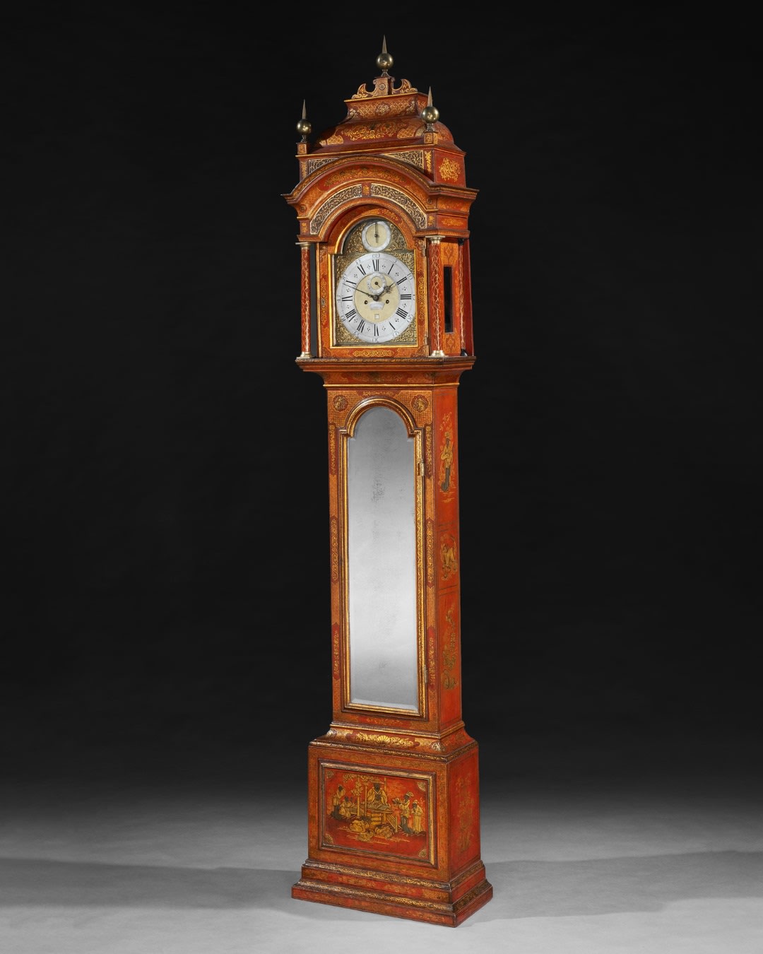 A GEORGE I LONGCASE CLOCK ATTRIBUTED TO GILES GRENDEY, English, circa 1725