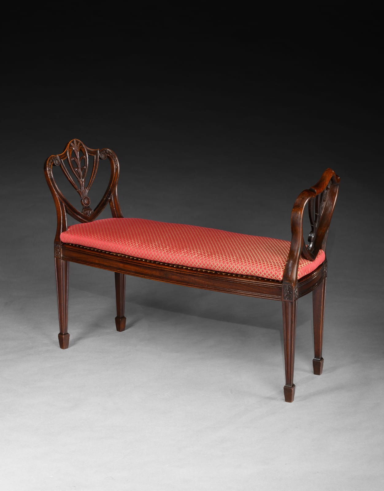 THE HARVEY WINDOW SEATS, English, circa 1785