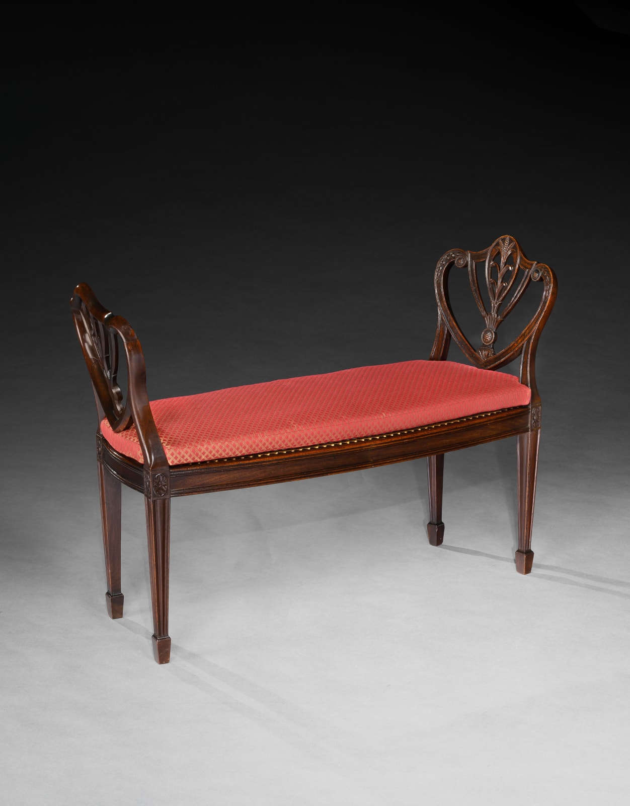 THE HARVEY WINDOW SEATS, English, circa 1785