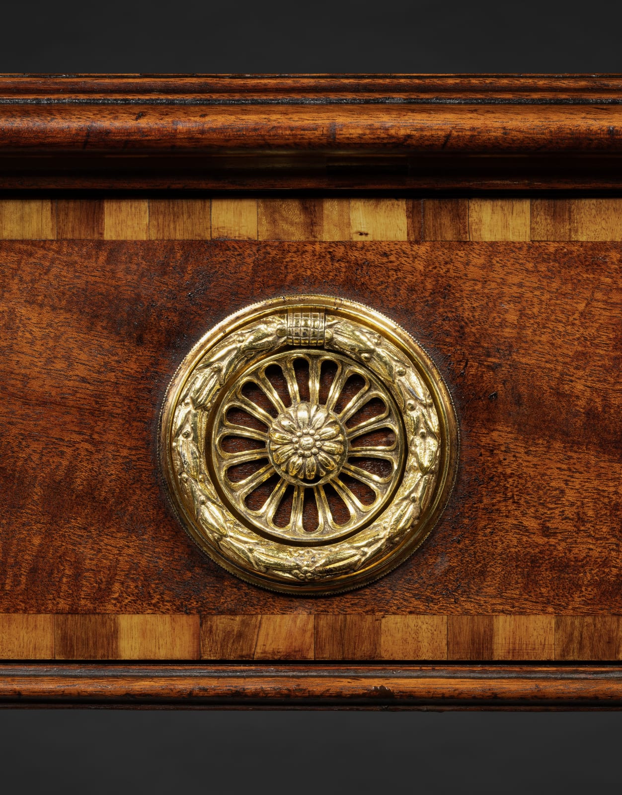 A GEORGE III MAHOGANY LIBRARY TABLE , English, circa 1770