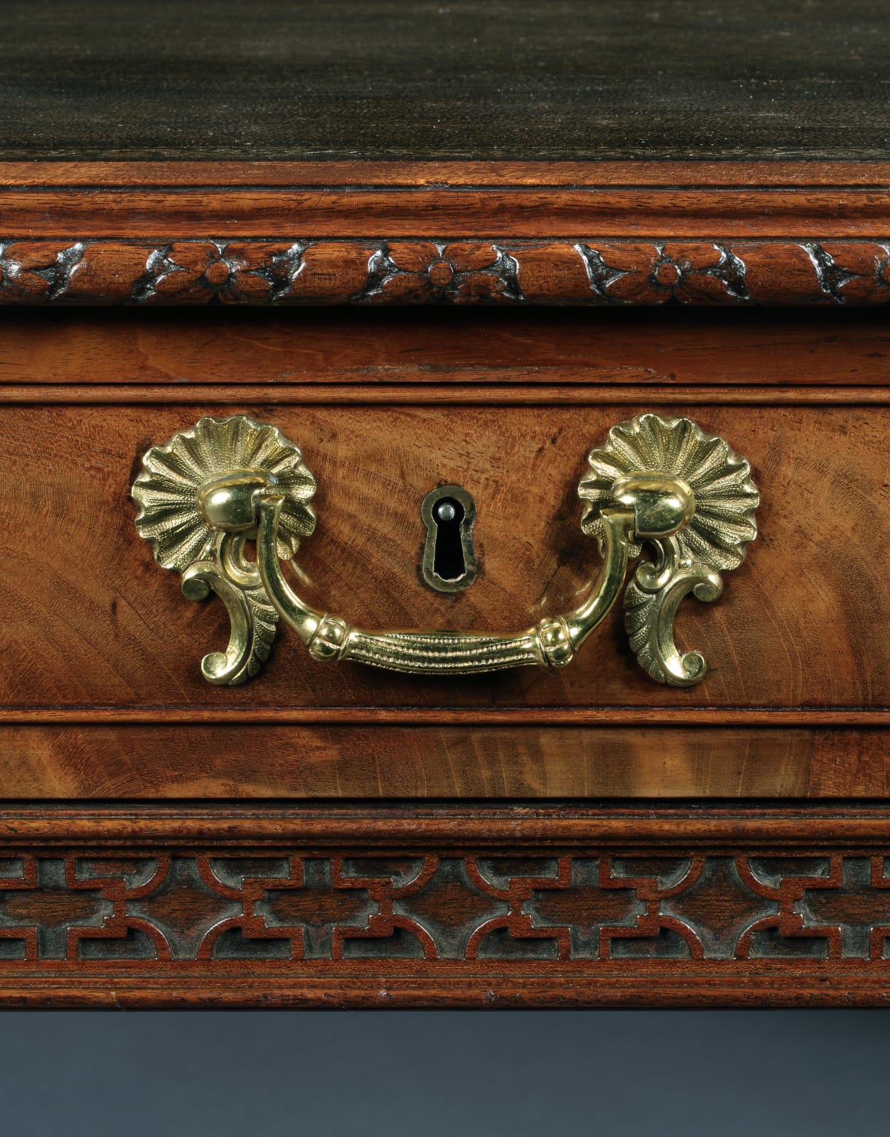 HIS ROYAL HIGHNESS PRINCE GEORGE THE DUKE OF KENT’S LIBRARY TABLE, English, circa 1770