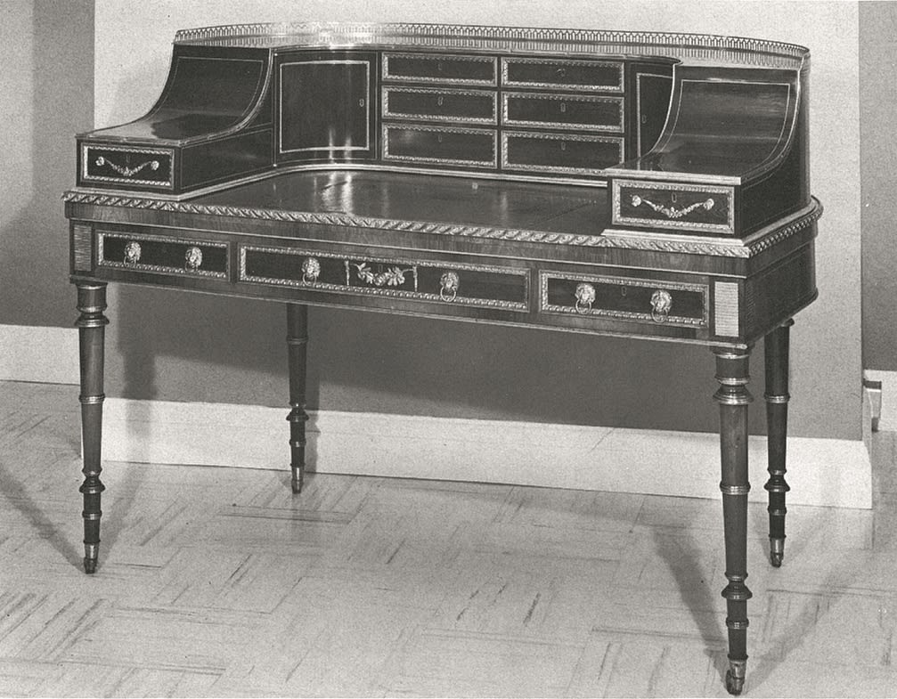 THE EARL OF JERSEY WRITING TABLE, English, 1806