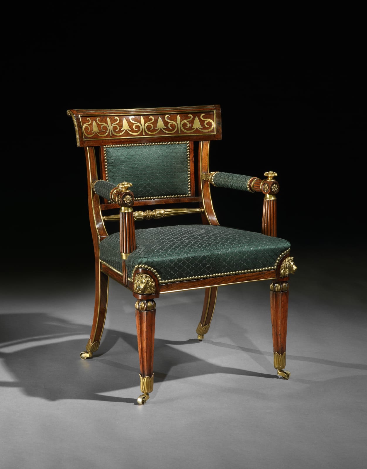 THE LIVERPOOL TOWN HALL SALOON CHAIRS, English, 1825
