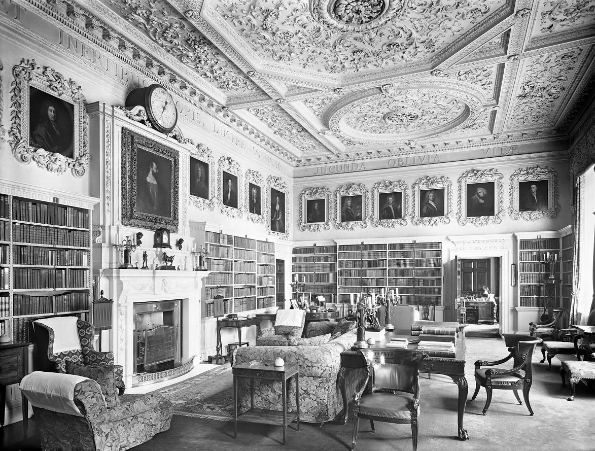 THE CHESTERFIELD HOUSE LIBRARY TABLE WITH ROYAL PROVENANCE, English, circa 1750