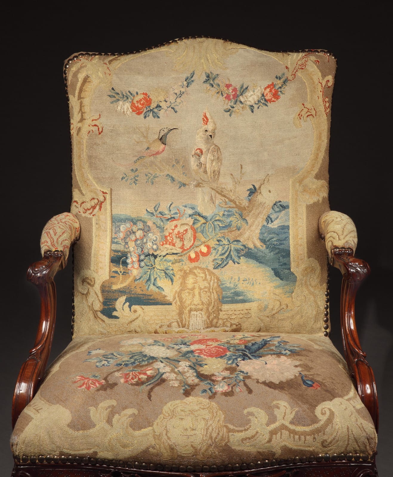 THE GLEMHAM HALL GAINSBOROUGH ARMCHAIRS, English, circa 1755