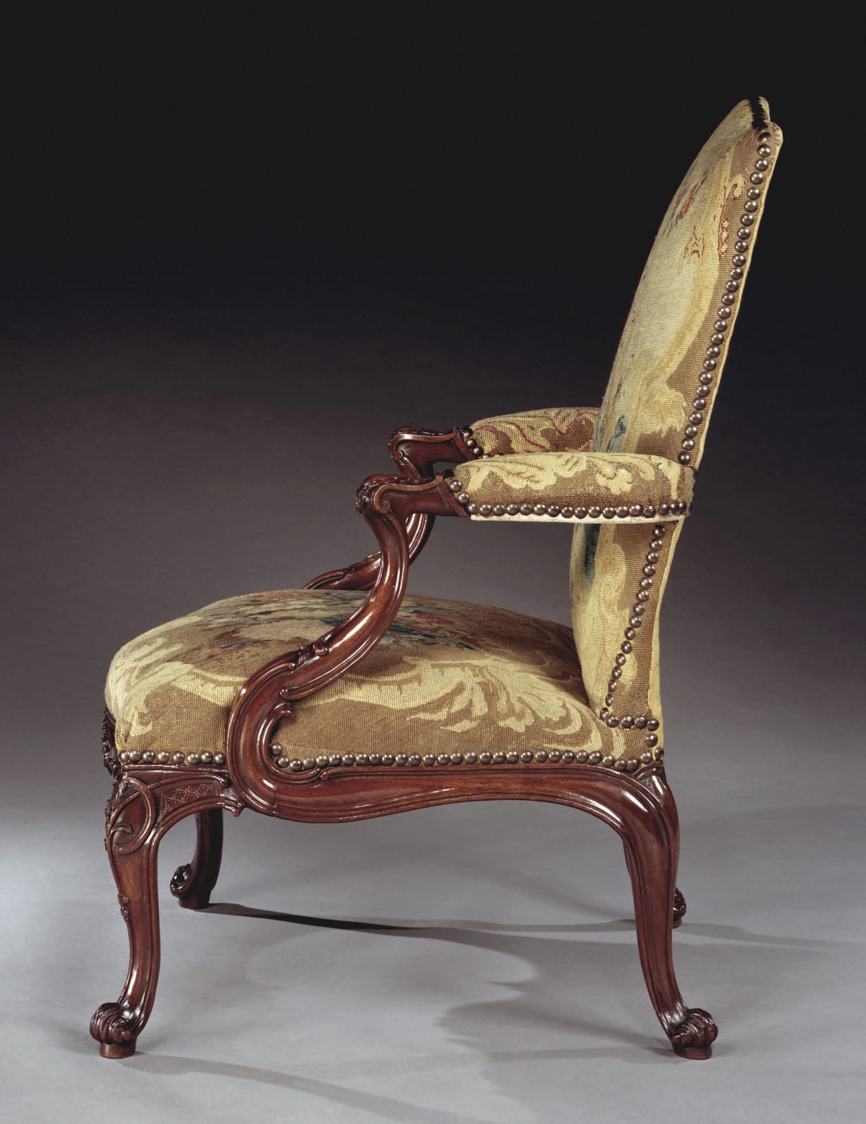 THE GLEMHAM HALL GAINSBOROUGH ARMCHAIRS, English, circa 1755