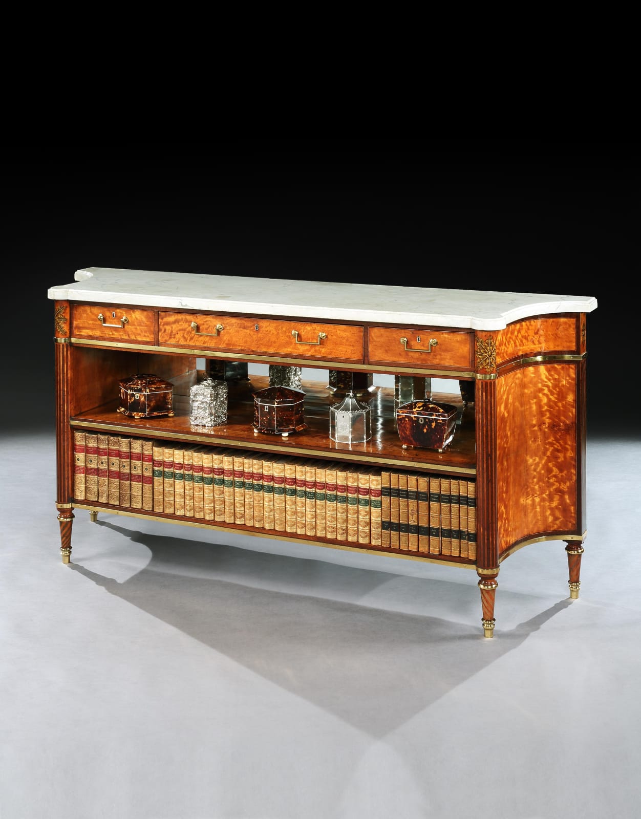 A GEORGE III SIDE CABINET ATTRIBUTED TO GILLOWS, English, circa 1785
