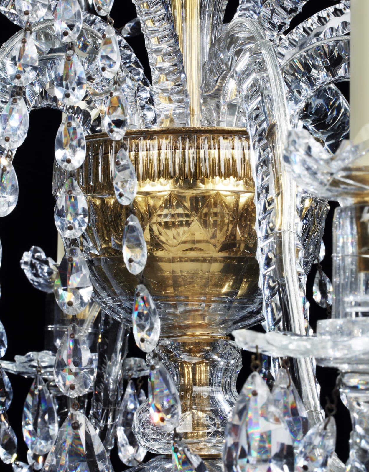 A GEORGE III CHANDELIER BY PARKER & PERRY, English, circa 1790
