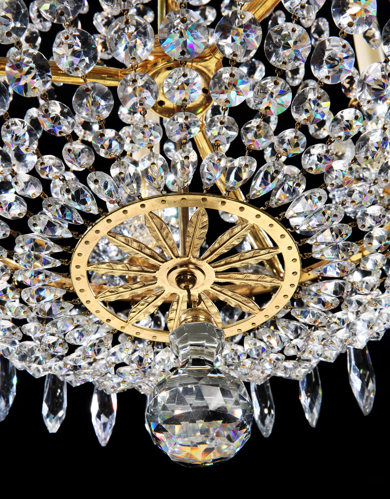 A PAIR OF CHANDELIERS BY JOHN BLADES, English, circa 1815