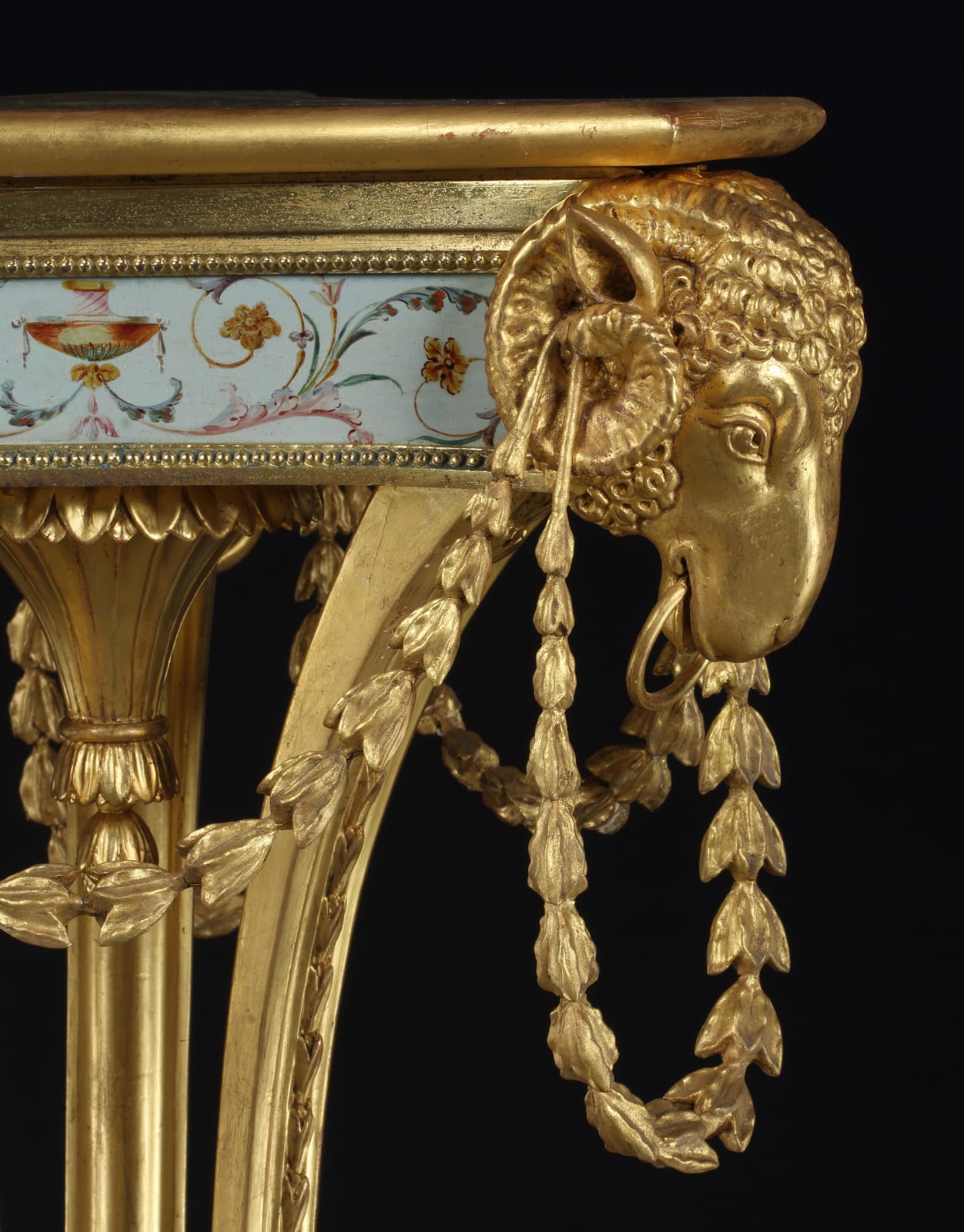 A PAIR OF GEORGE III GILTWOOD TORCHERES, English, circa 1780