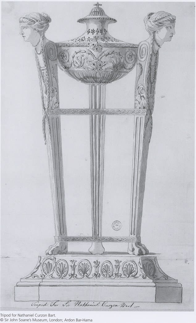 A GEORGE III ORMOLU AND MARBLE ATHENIENNE, English, circa 1775