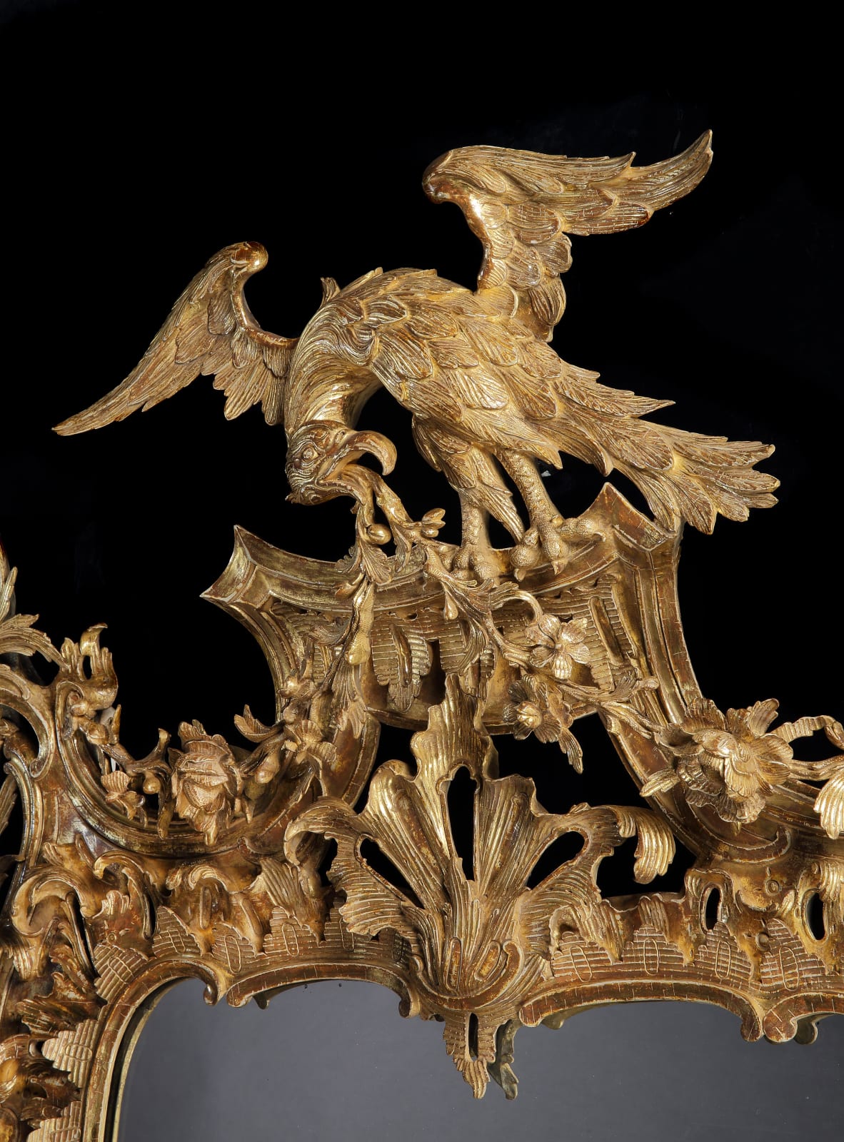AN IRISH GEORGE II MIRROR, Irish, circa 1755