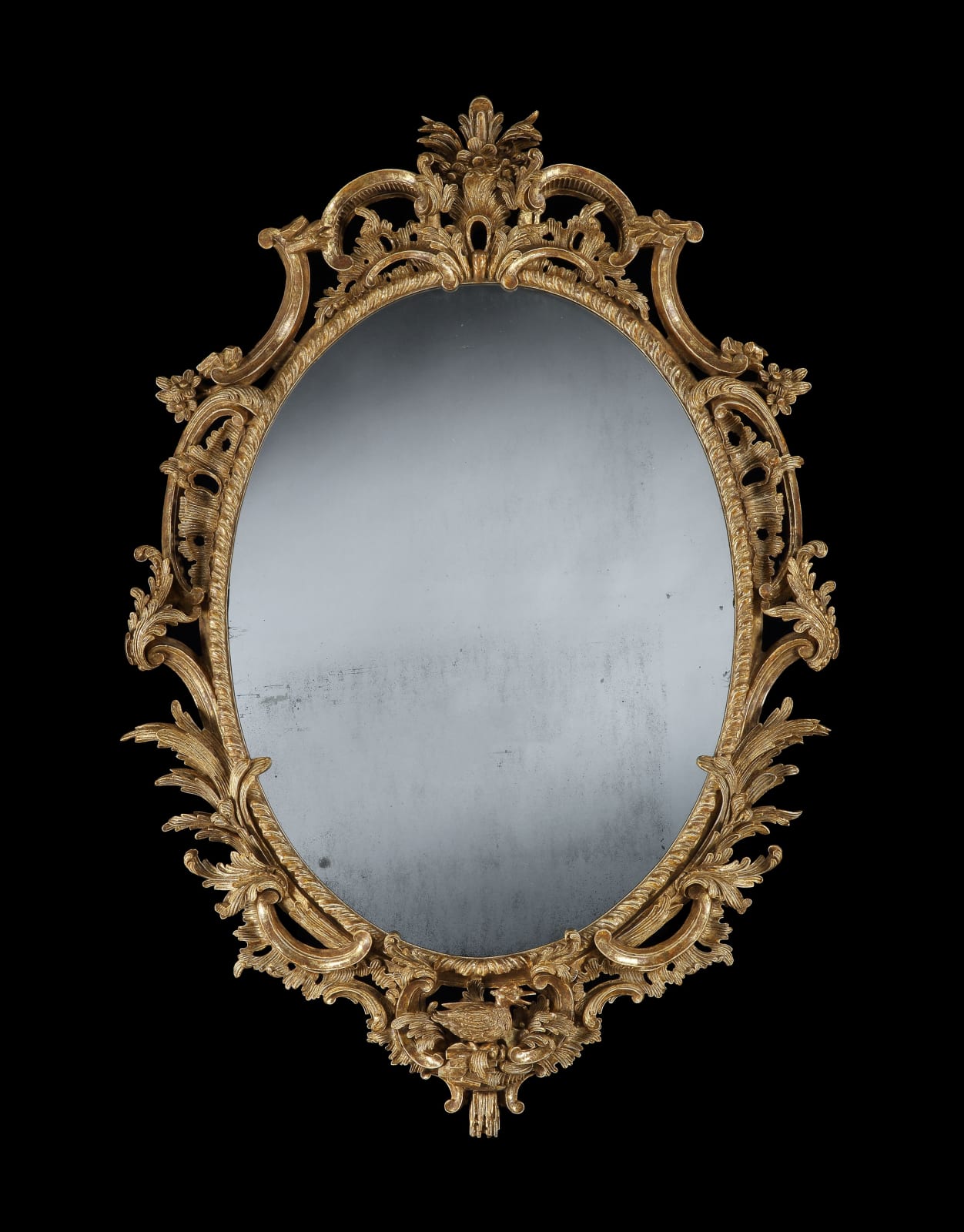 THE DUKE AND DUCHESS OF GLOUCESTER MIRRORS, Irish, circa 1765