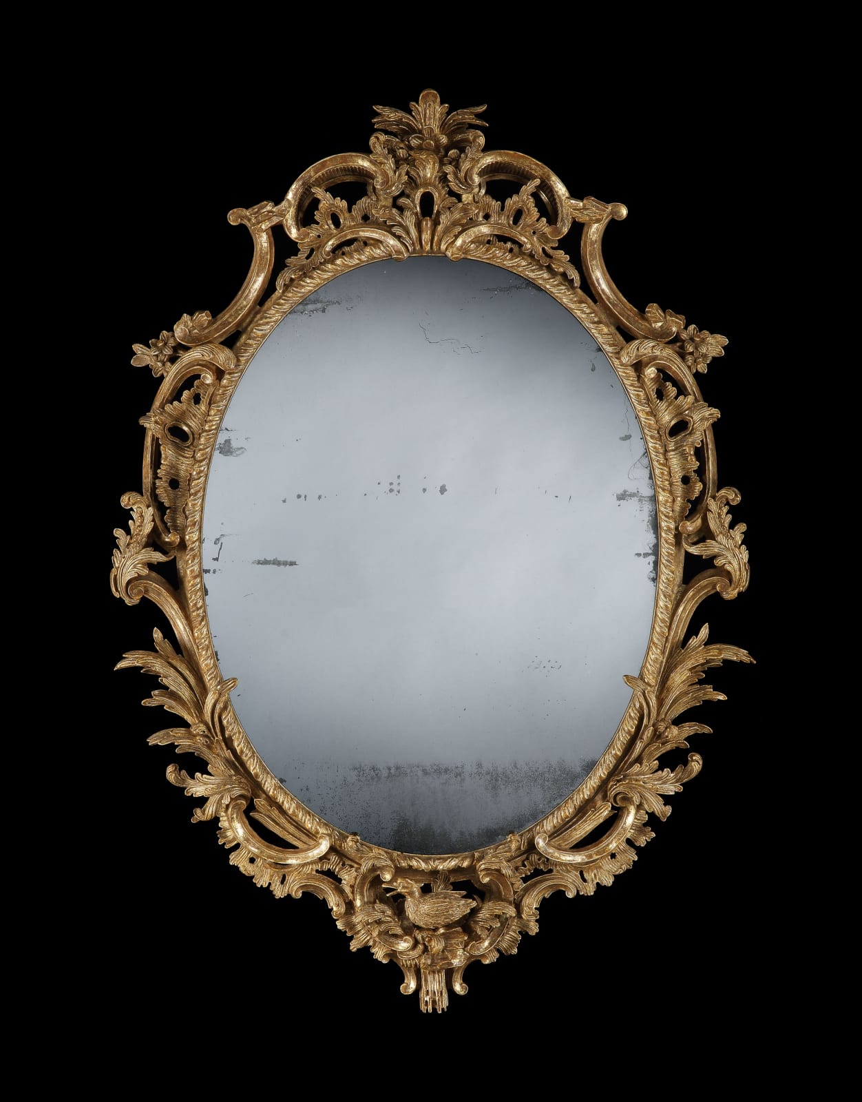 THE DUKE AND DUCHESS OF GLOUCESTER MIRRORS, Irish, circa 1765