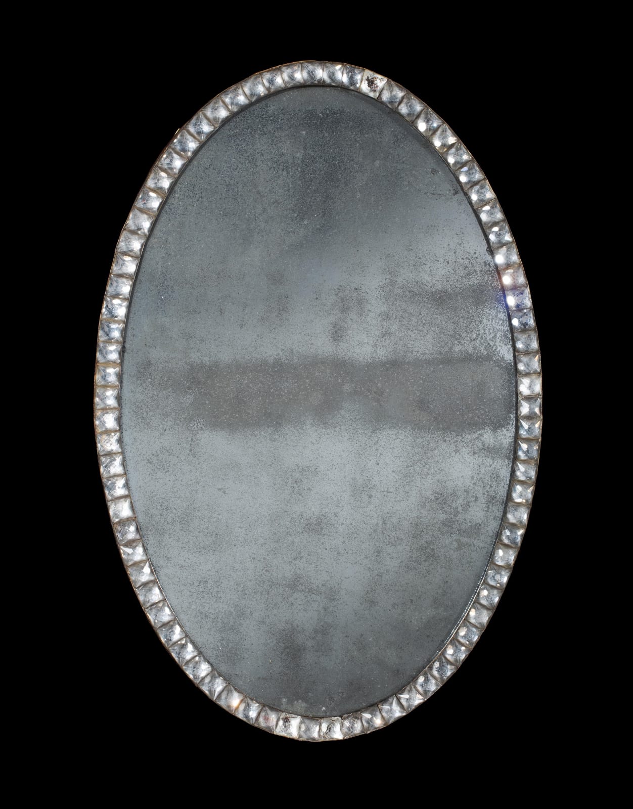 A PAIR OF IRISH GEORGE III CUT GLASS MIRRORS, Irish, circa 1780