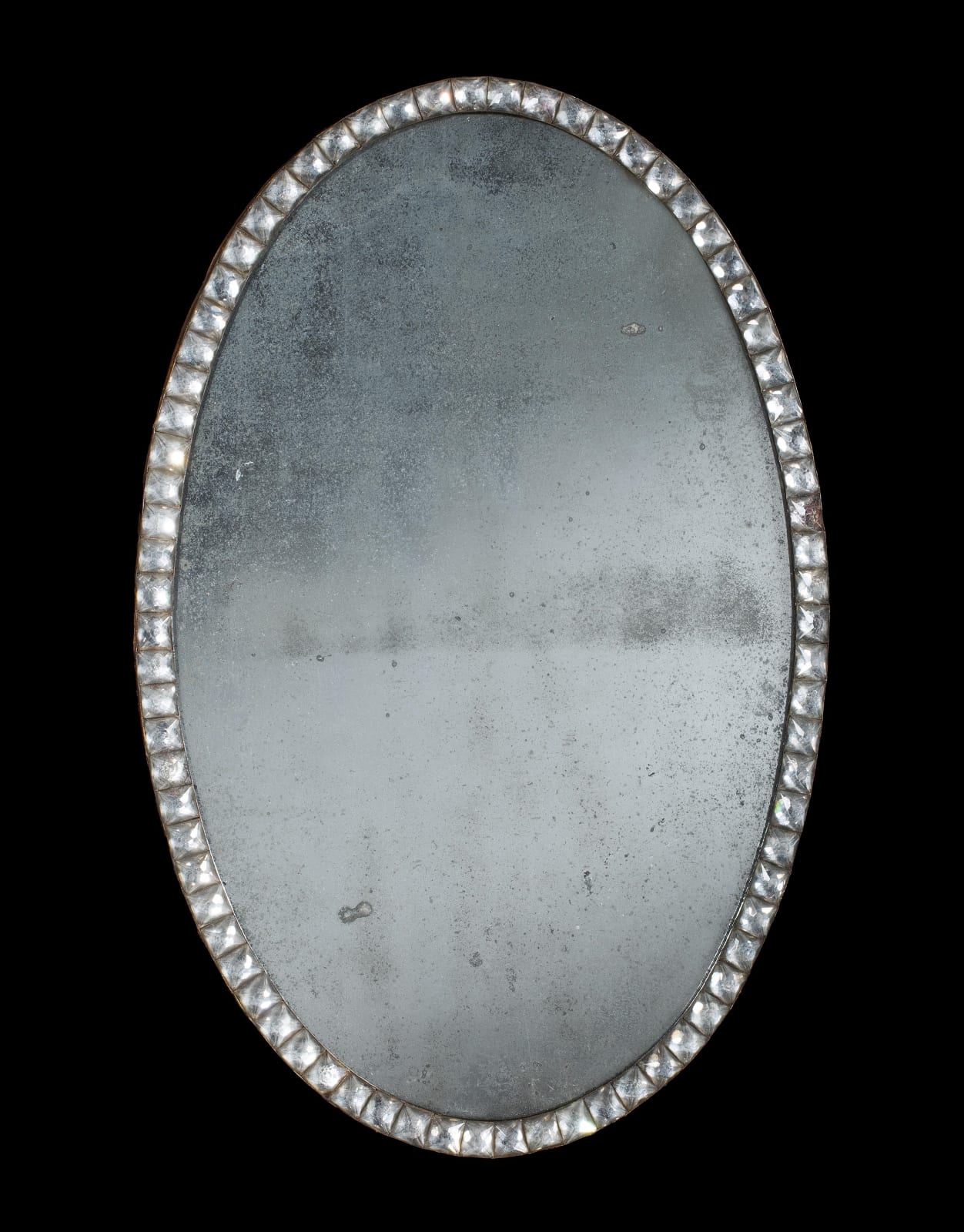 A PAIR OF IRISH GEORGE III CUT GLASS MIRRORS, Irish, circa 1780