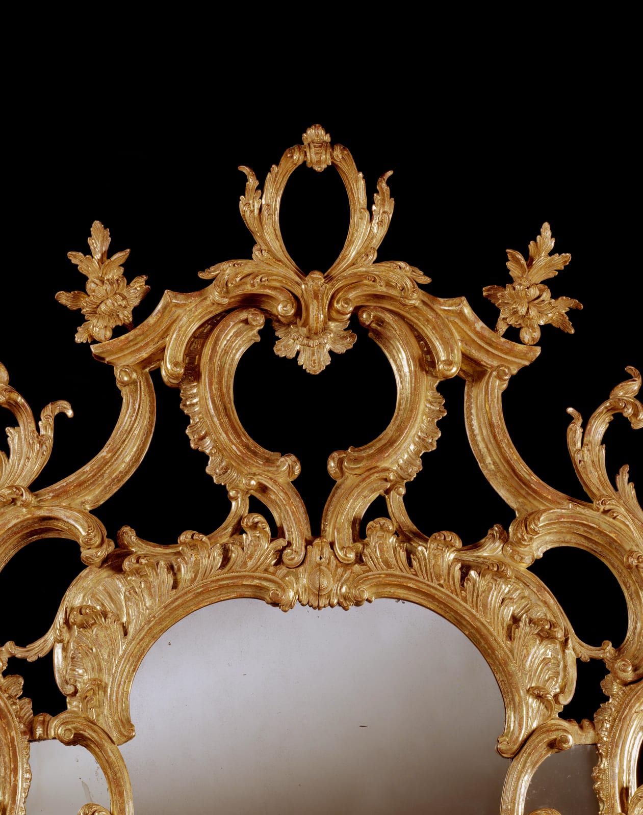 A PAIR OF GEORGE III GILTWOOD MIRRORS , English, circa 1765