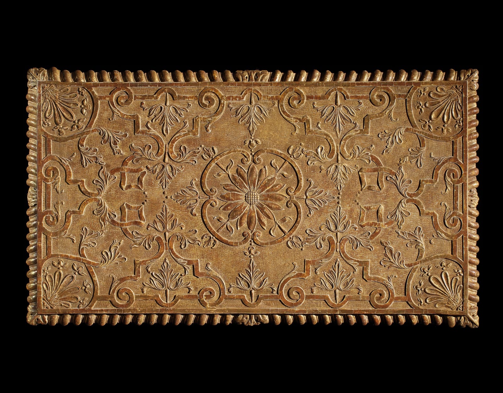 A QUEEN ANNE GILTWOOD AND GESSO TABLE, English, circa 1710