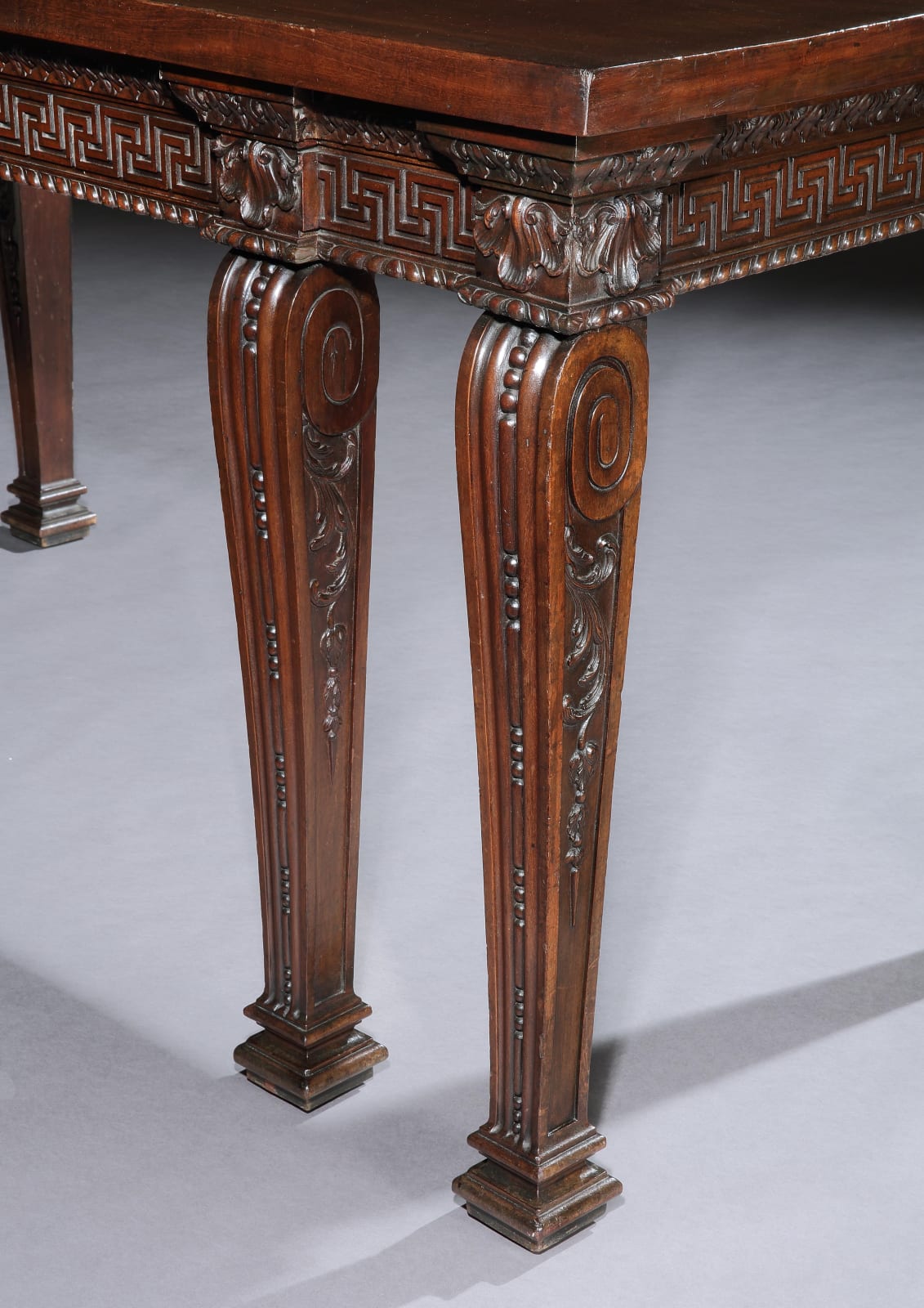 A GEORGE II MAHOGANY SIDE TABLE, English, circa 1750
