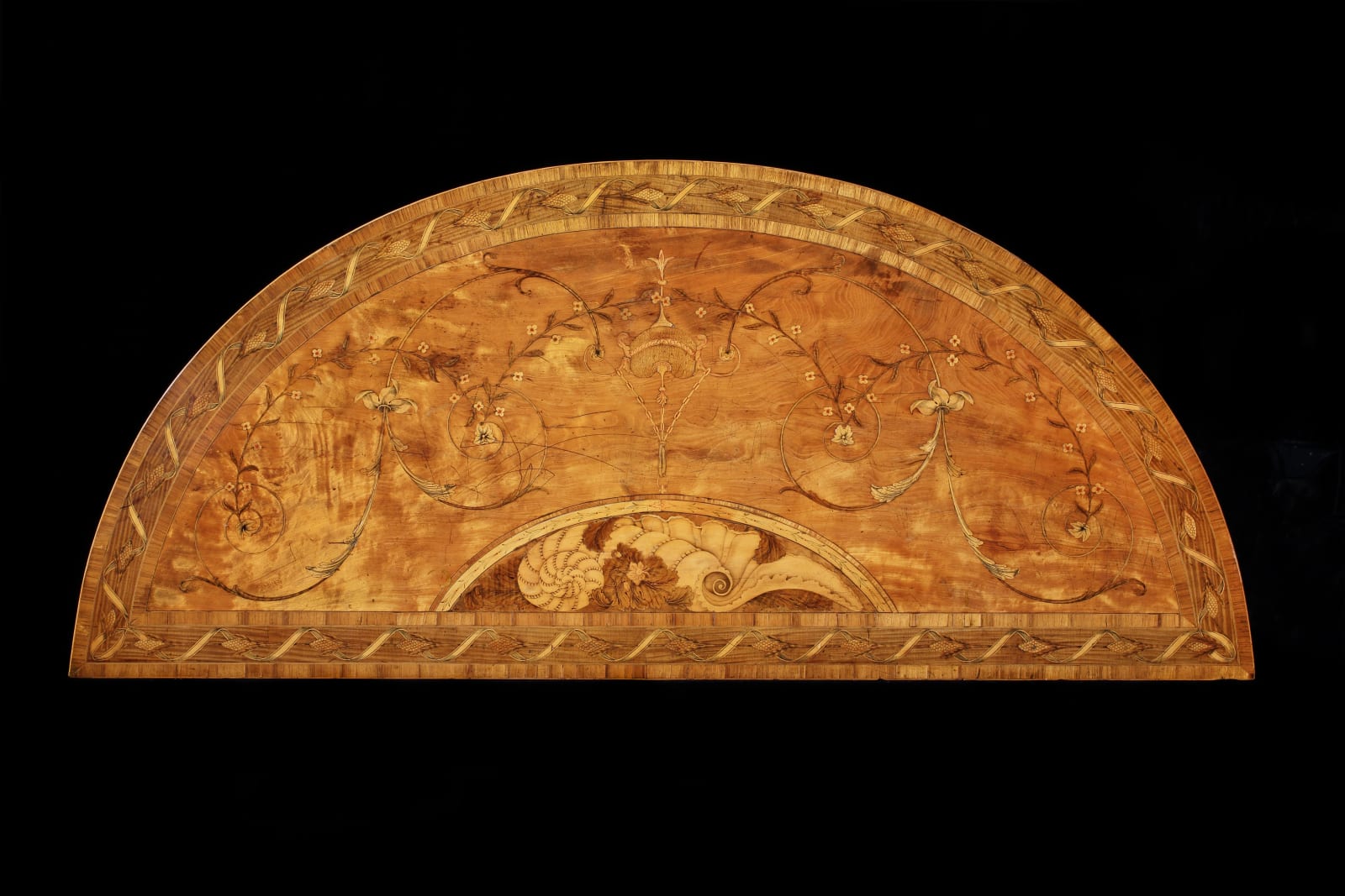 A GEORGE III SATINWOOD SIDE TABLE, English, circa 1785