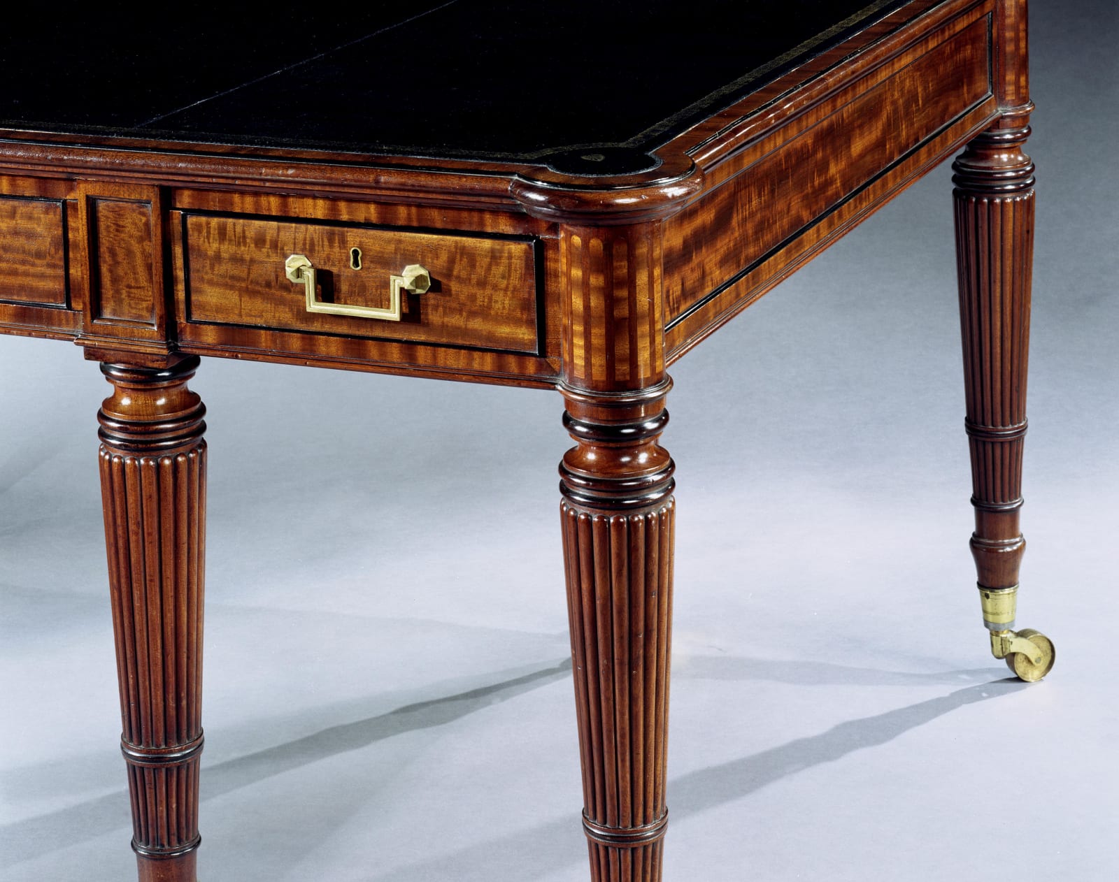 A REGENCY LIBRARY TABLE ATTRIBUTED TO JOHN SYERS, English, circa 1815