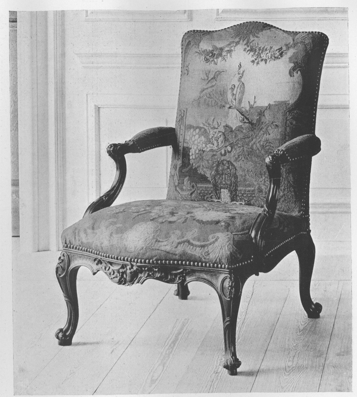 THE GLEMHAM HALL GAINSBOROUGH ARMCHAIRS, English, circa 1755