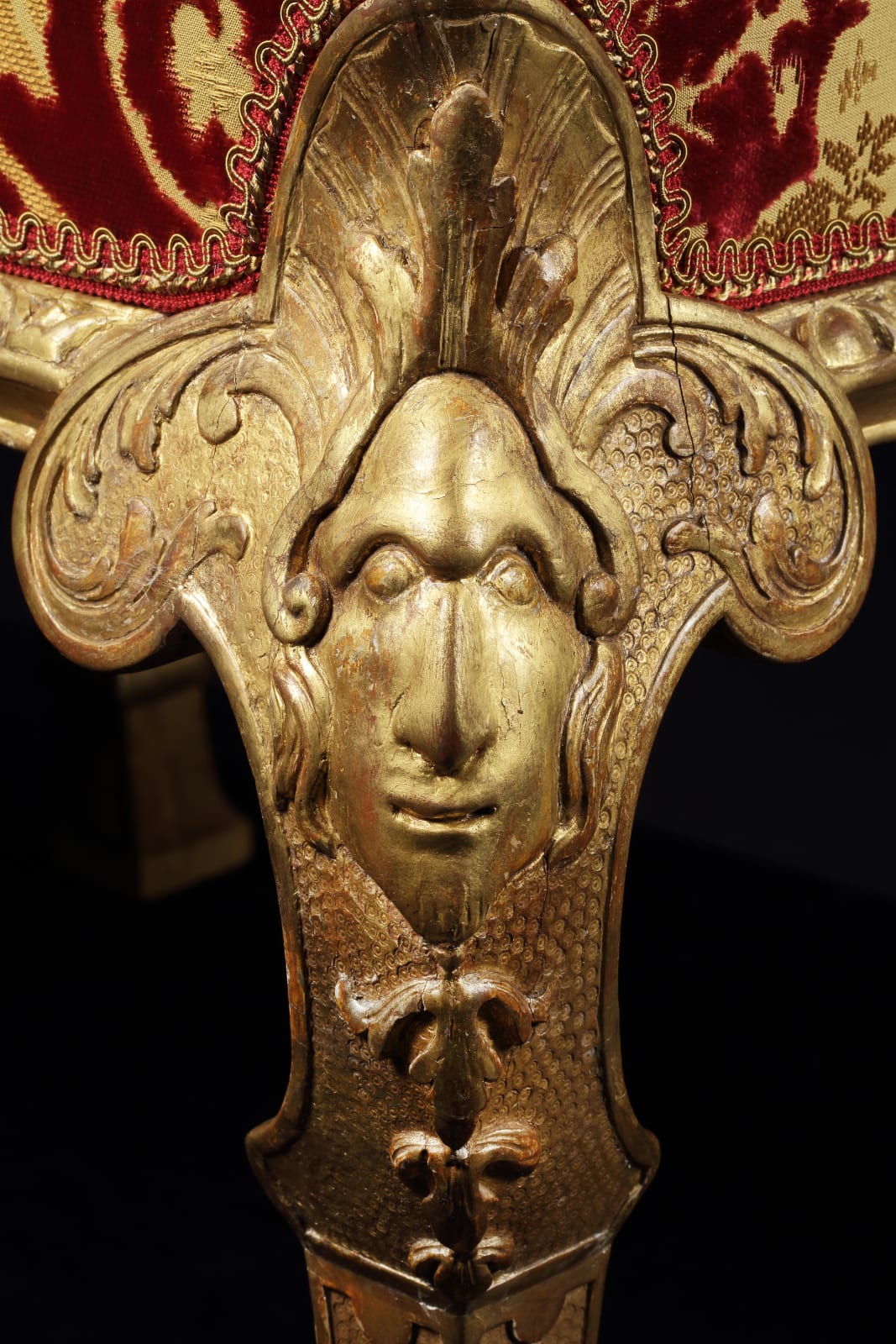 A PAIR OF GEORGE I GESSO STOOLS, English, circa 1720