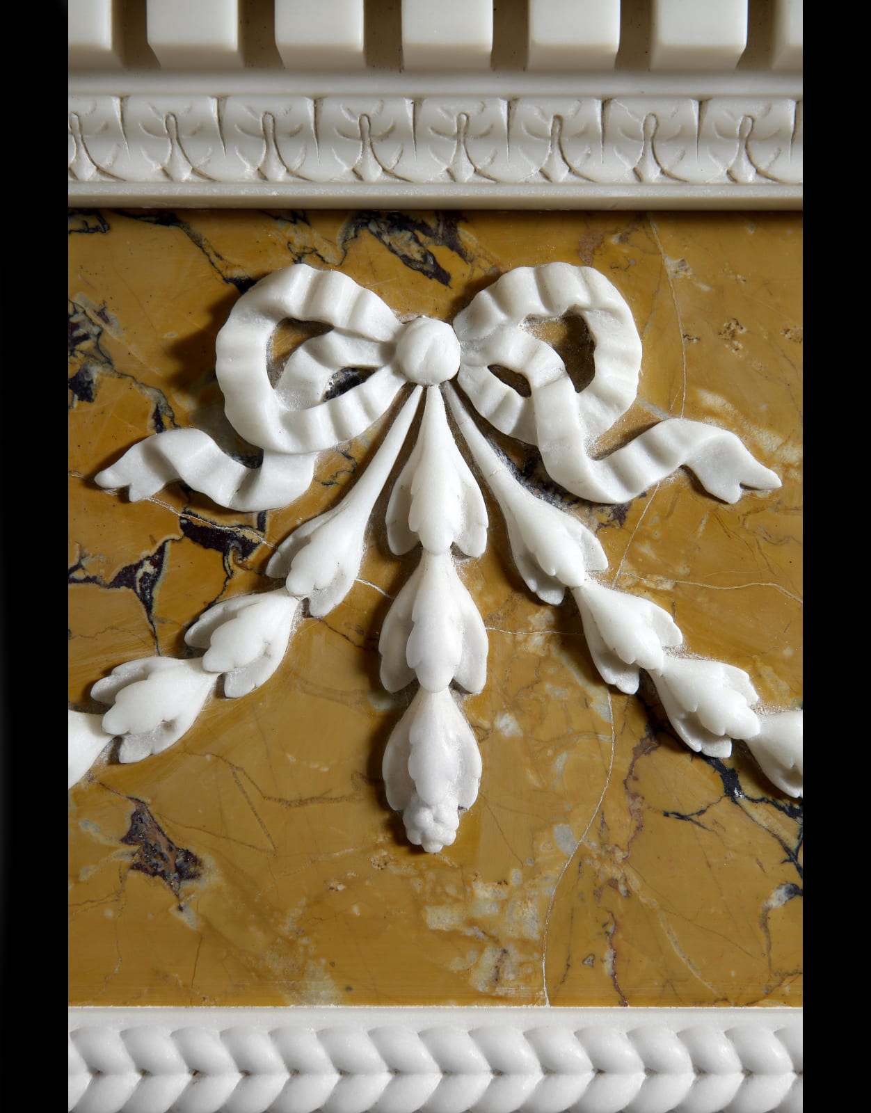 A GEORGE III MARBLE CHIMNEYPIECE , English, circa 1775