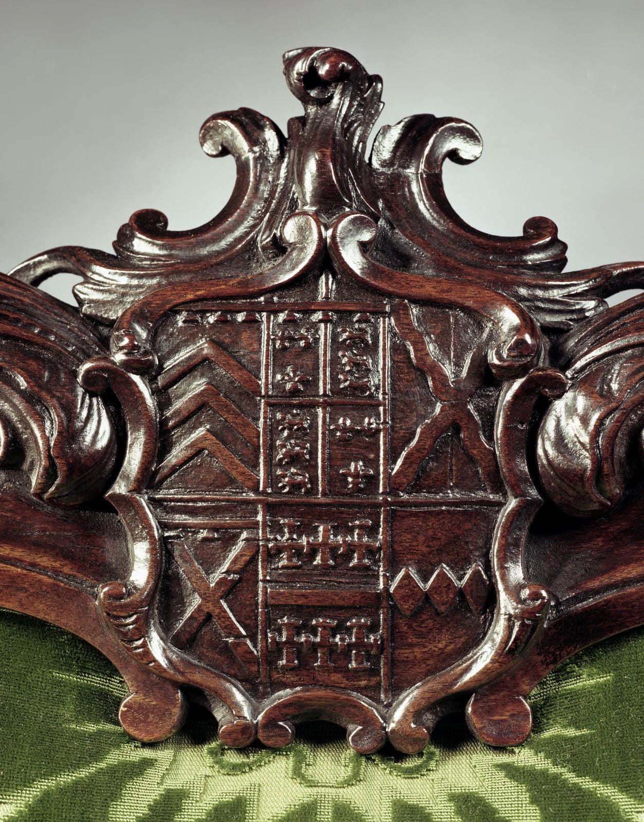 A GEORGE II MAHOGANY ARMCHAIR, English, circa 1755