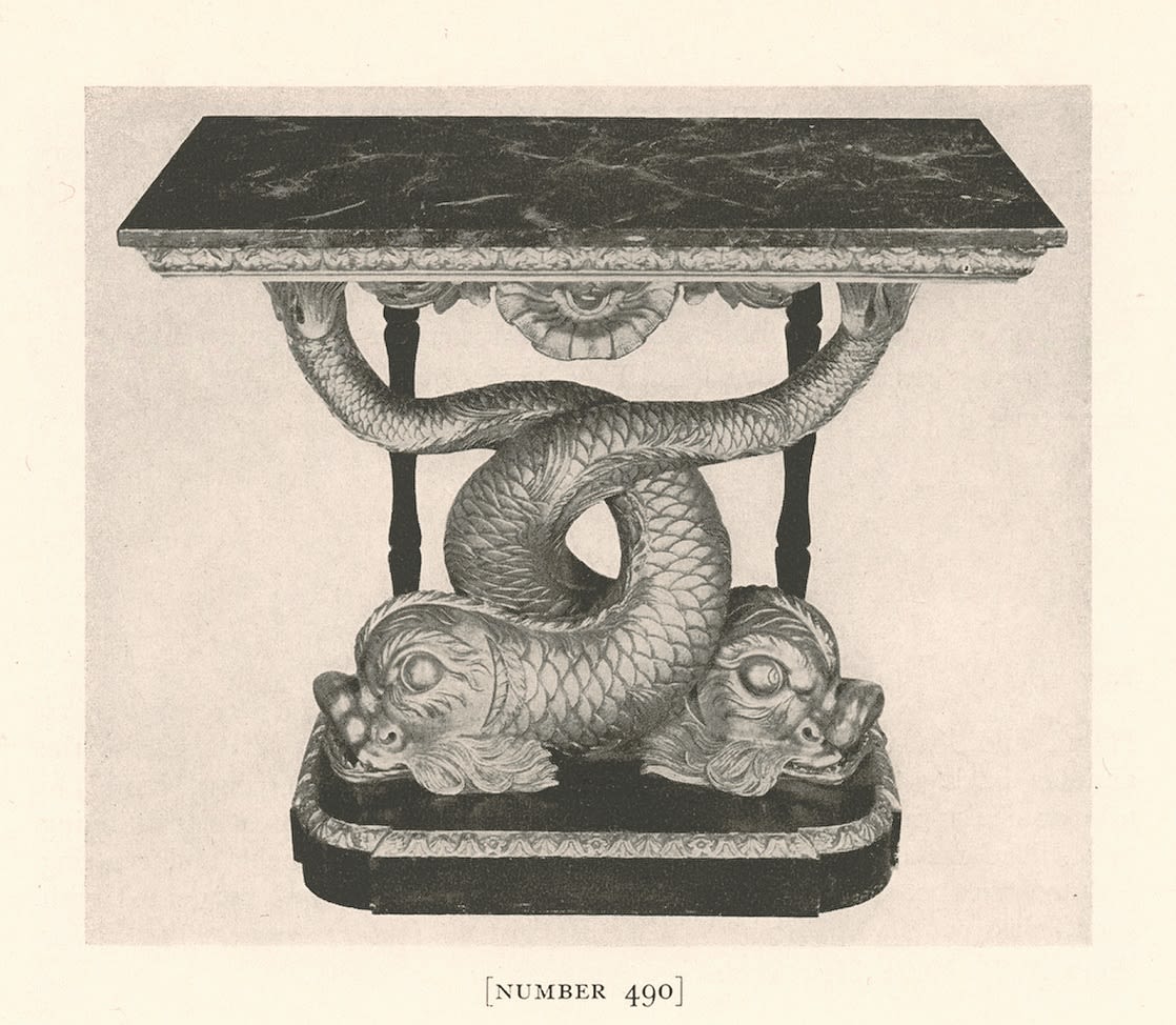 THE WALTER P. CHRYSLER DOLPHIN TABLES, English, circa 1740
