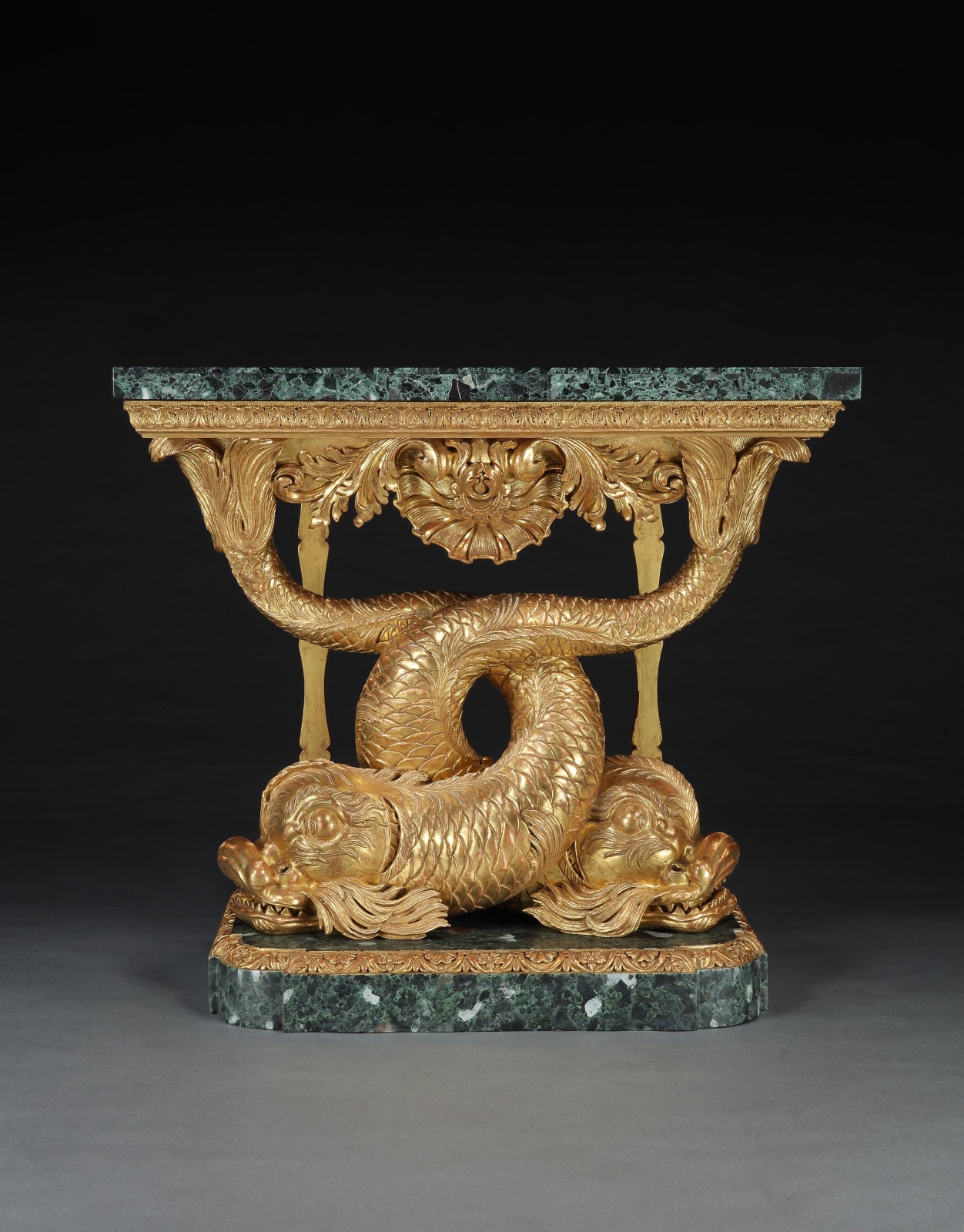 THE WALTER P. CHRYSLER DOLPHIN TABLES, English, circa 1740