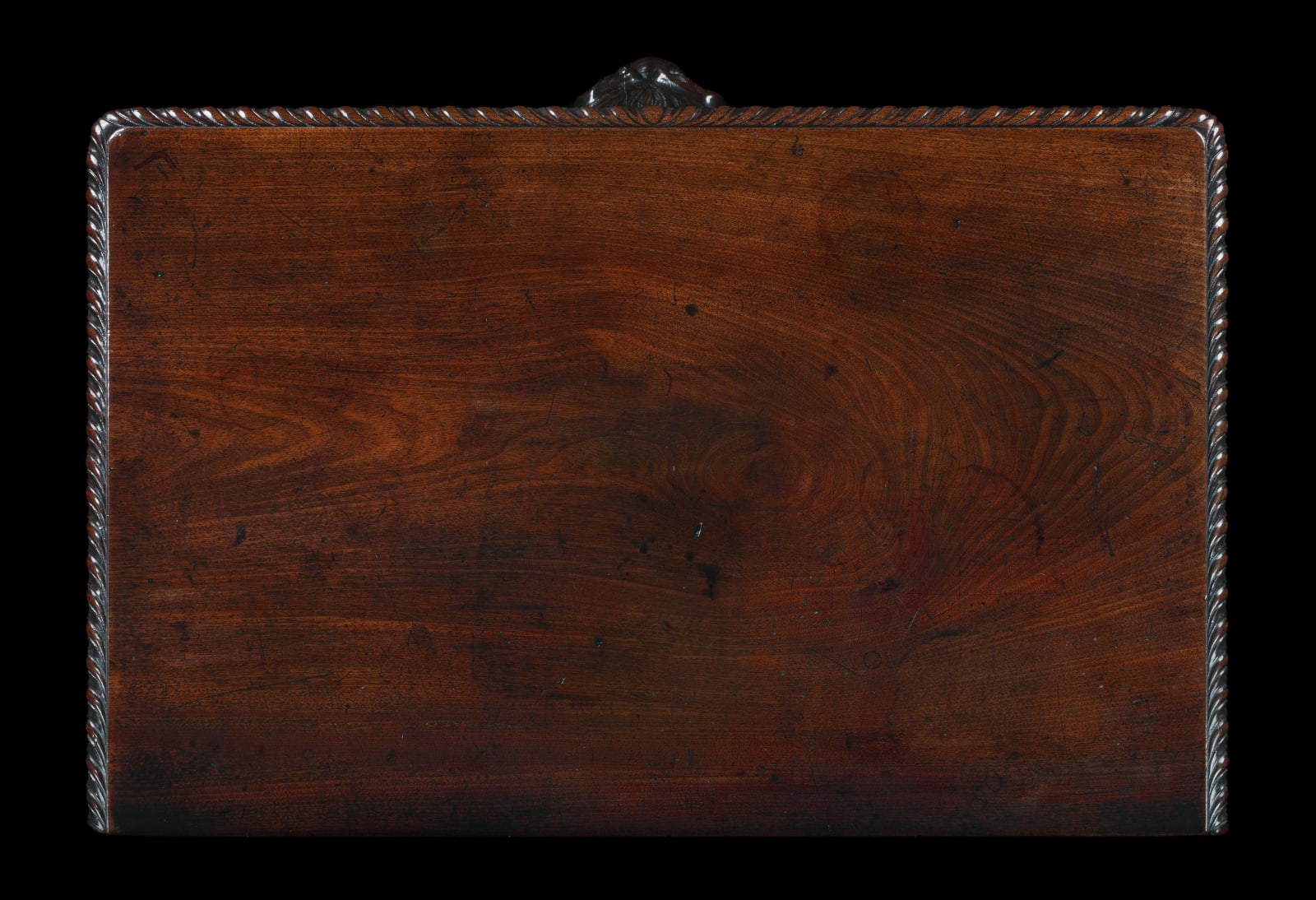 AN IRISH GEORGE II MAHOGANY SIDE TABLE, Irish, circa 1750