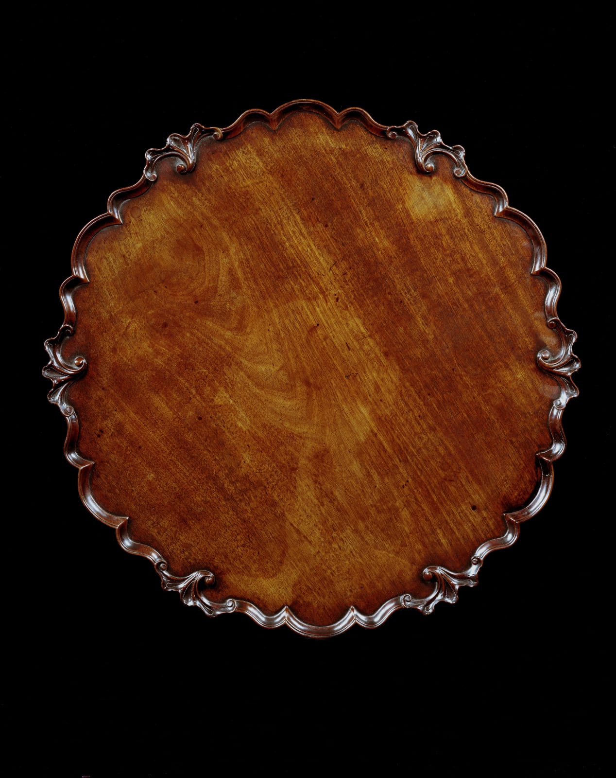 A GEORGE III MAHOGANY TRIPOD TABLE, English, circa 1760