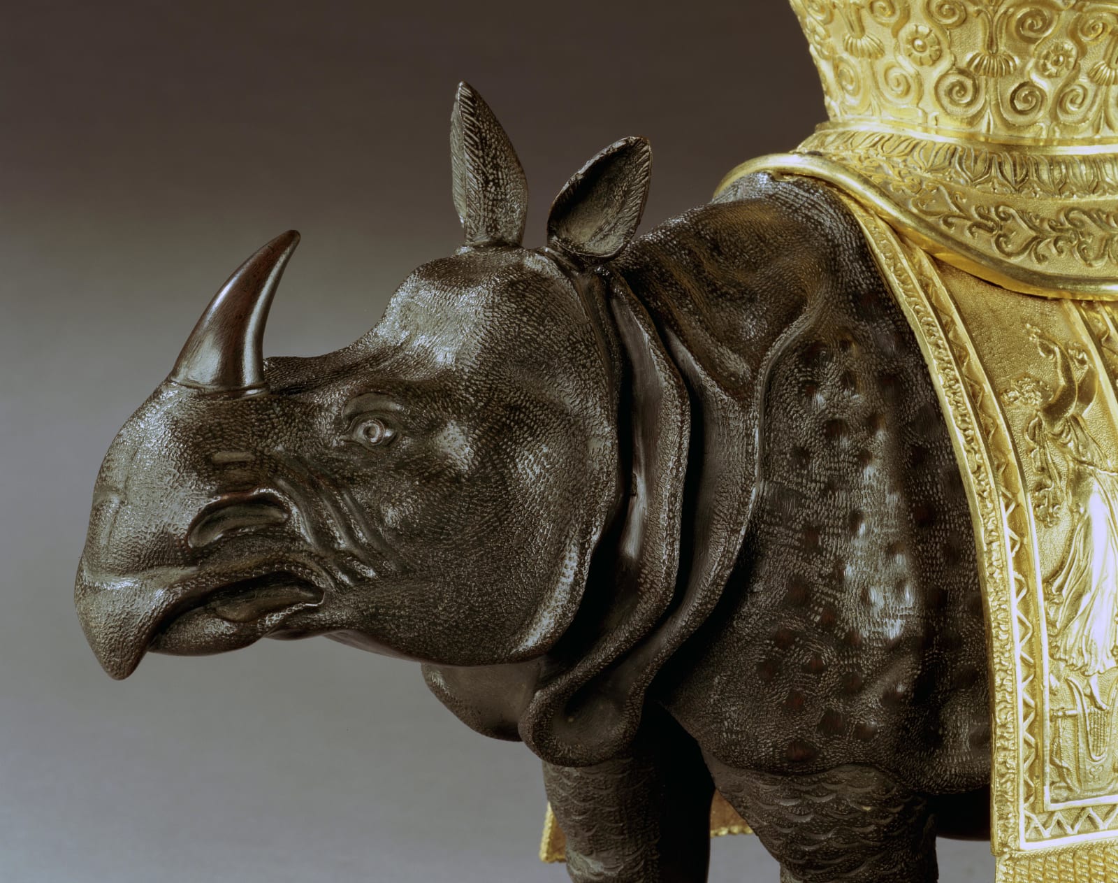 A GEORGE III RHINOCEROS CLOCK BY THOMAS WEEKS , English, circa 1800