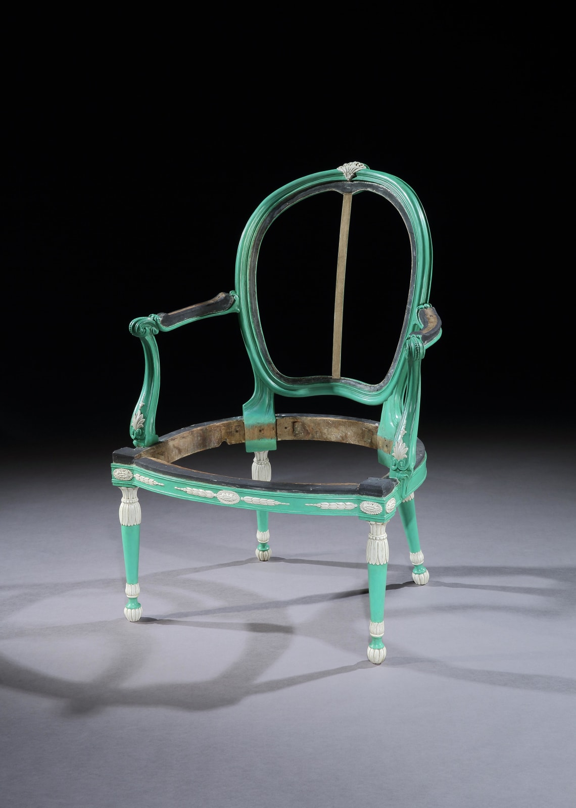 THE GARRICK CHAIR FROM NO. 5 ROYAL ADELPHI TERRACE, English, 1772