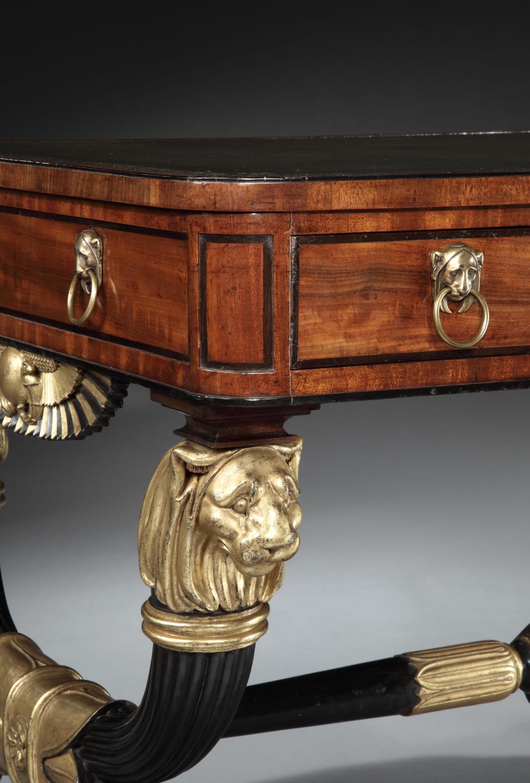 A REGENCY MAHOGANY WRITING TABLE, English, circa 1815