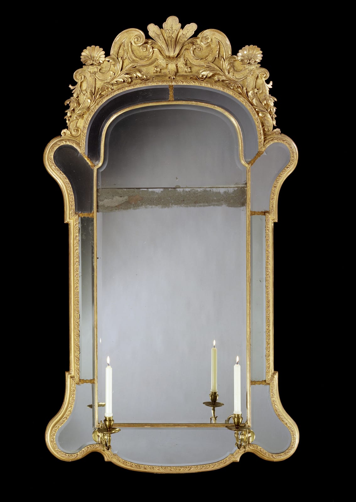 A PAIR OF GEORGE I PIER-GLASSES BY JOHN ODY, English, 1727