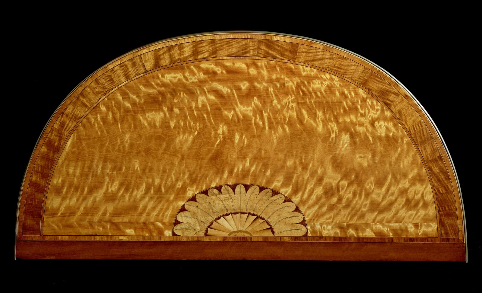 A PAIR OF GEORGE III SATINWOOD COMMODES, English, circa 1785