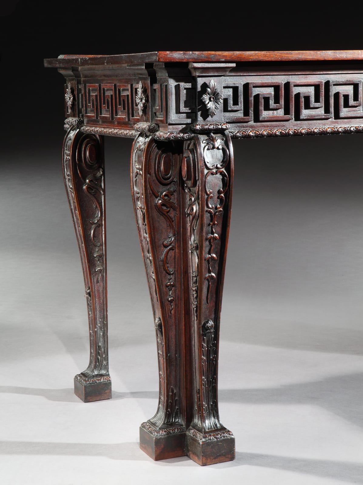 THE 1ST EARL OF ALDBOROUGH'S MAHOGANY SIDE TABLES, Irish, circa 1755
