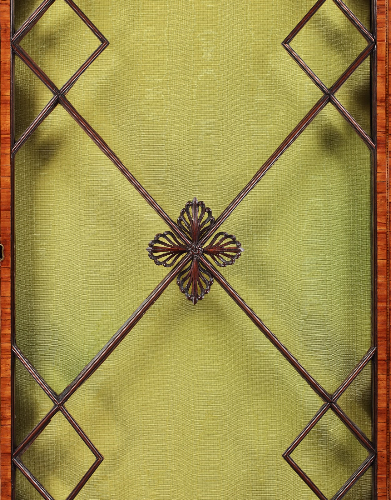 A GEORGE III MAHOGANY BOOKCASE, English, circa 1785