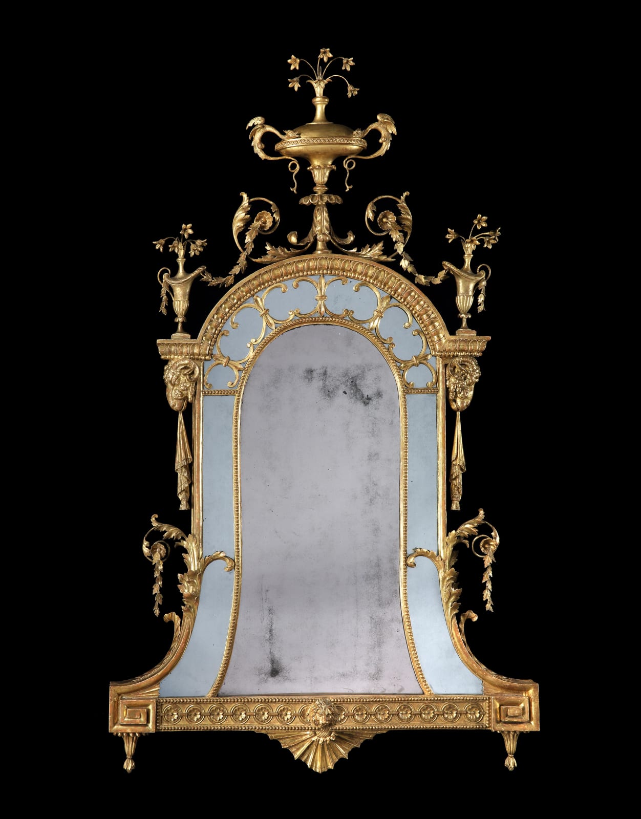A PAIR OF GEORGE III GILTWOOD MIRRORS, English, circa 1780