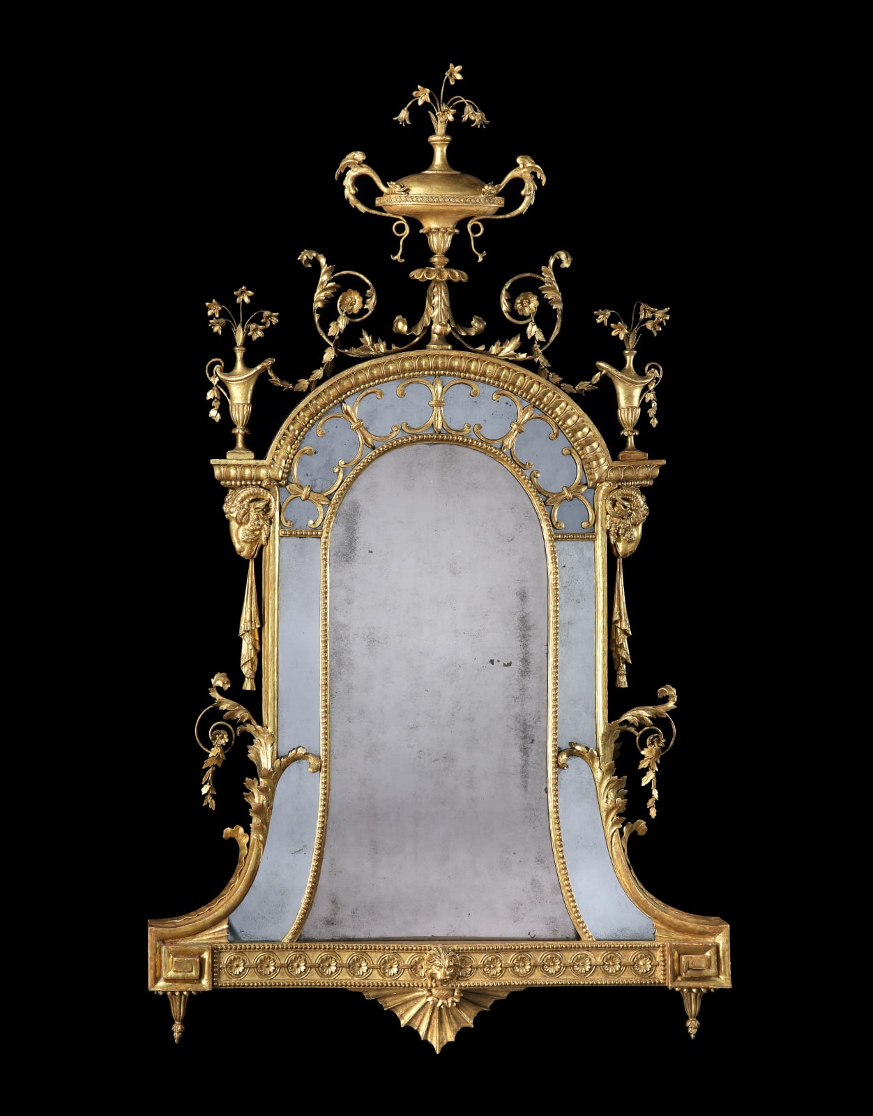 A PAIR OF GEORGE III GILTWOOD MIRRORS, English, circa 1780