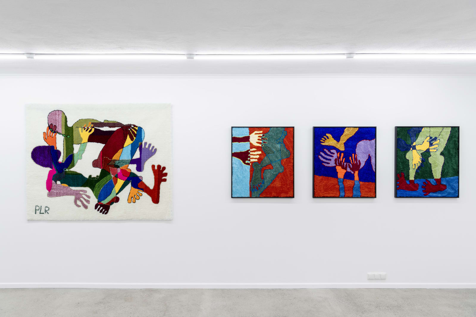 Pierre le Riche, My Body Is Not Your Temple, exhibition views, Ronewa Art Projects, Berlin, 2025. Photo: Jeremy Knowles.